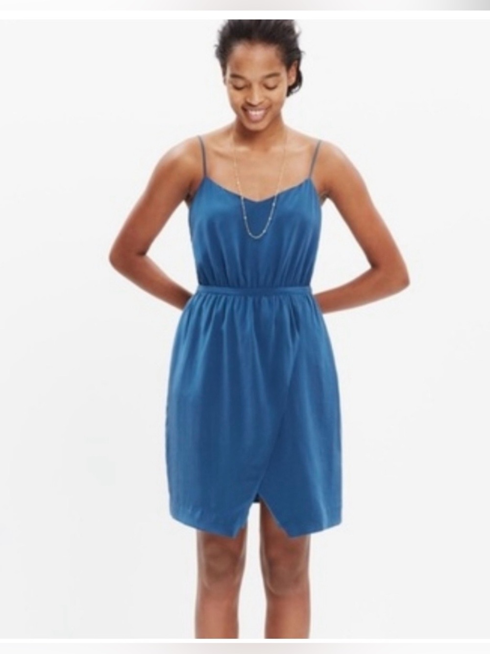 Madewell Sandstar Silk Dress